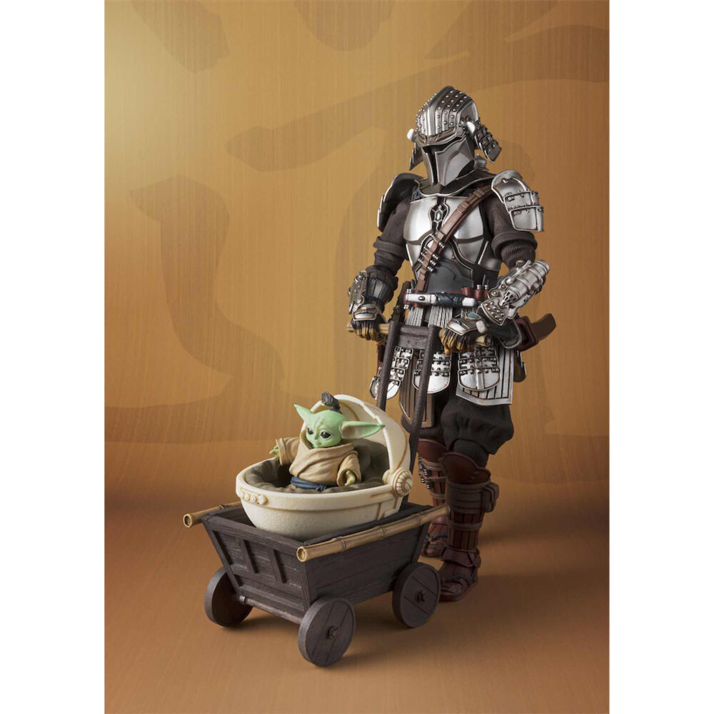 Ensemble complet avec accessoires pour la figurine Star Wars Mandalorian Ronin et Grogu