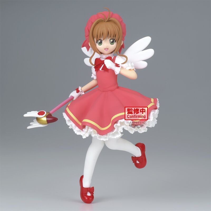 Figurine Sakura Kinomoto Clow Card 20cm vue de face avec détails précis