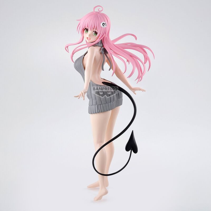 Figurine Lala Satalin To Love-Ru Darkness vue de face avec détails scintillants et posture glamour