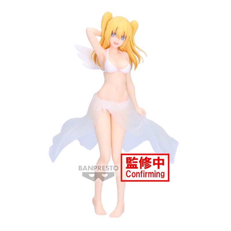 Figurine Liliel Swimsuit Glitter BANPRESTO vue de face avec détails scintillants et posture glamour