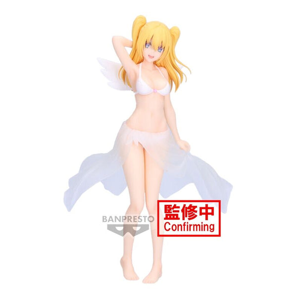 Figurine Liliel Swimsuit Glitter BANPRESTO vue de face avec détails scintillants et posture glamour