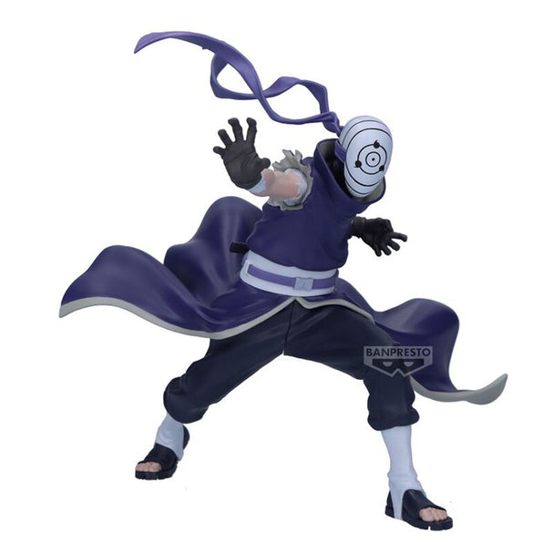 Figurine Madara Uchiha de 13 cm en position dynamique, issue de Naruto Shippuden par BANPRESTO