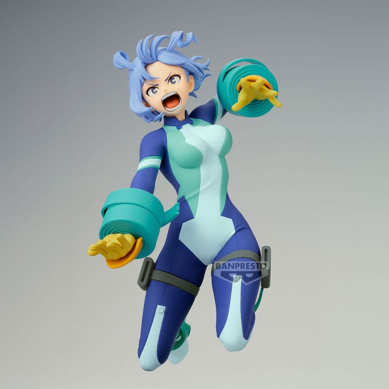 Figurine Nejire Hado de My Hero Academia vue de face avec détails colorés