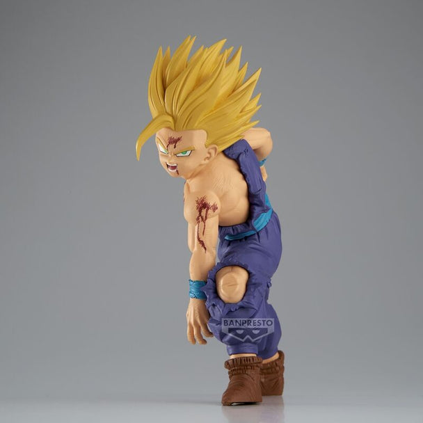 Figurine Son Gohan Super Saiyan 11cm de face avec détails précis et couleurs vives