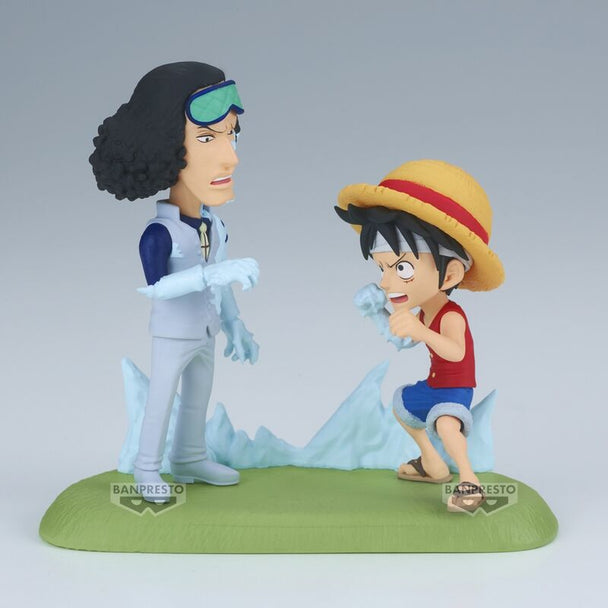 Figurine One Piece Monkey D. Luffy en position de combat de 9 cm par BANPRESTO