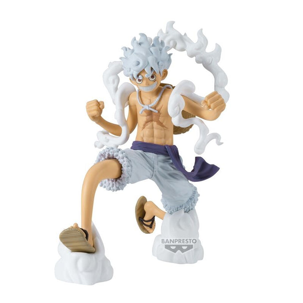 Figurine Monkey D. Luffy Grandista 21cm vue de face avec détails précis de BANPRESTO