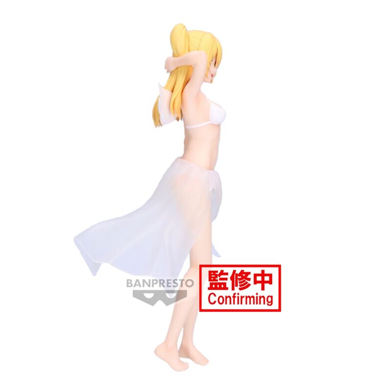 Détail rapproché sur la finition brillante et les couleurs éclatantes de la figurine Liliel Swimsuit 22cm