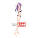 Détail du visage expressif et maquillage soigné de la figurine Miriella Swimsuit Glitter