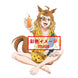 Photo de profil de la figurine BANPRESTO Umamusume Jungle Pocket Relax Time montrant sa pose détendue