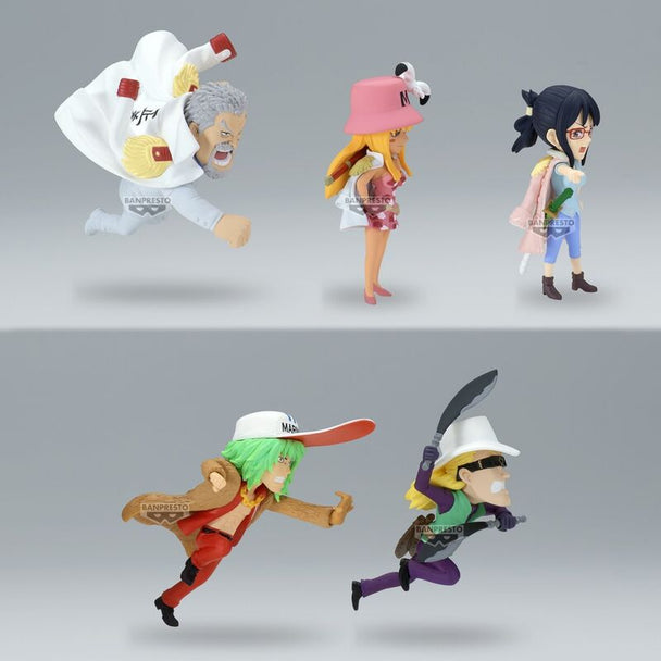 Profil gauche de la figurine One Piece Hachinosu 2 World Collectable montrant les finitions BANPRESTO