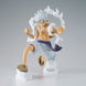 Profil gauche de la figurine Monkey D. Luffy Grandista montrant ses vêtements et posture dynamique