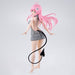 Gros plan sur le visage expressif et les couleurs vives de la figurine Lala Satalin 23cm BANPRESTO