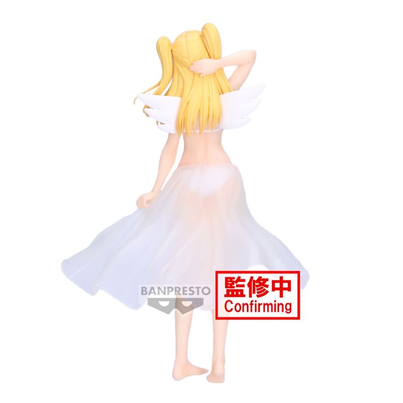 Présentation de la figurine BANPRESTO Liliel Swimsuit Glitter sur socle, parfaite pour exposition