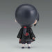 Vue arrière de la figurine Itachi Uchiha BANPRESTO montrant la cape et les cheveux