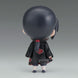 Vue arrière de la figurine Itachi Uchiha BANPRESTO montrant la cape et les cheveux
