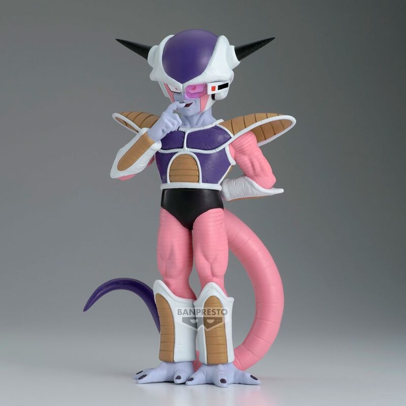 Vue arrière de la figurine Frieza II Dragon Ball Z mettant en valeur les détails sculptés