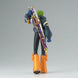 Vue arrière de la figurine Roronoa Zoro Egghead mettant en avant les détails du manteau