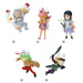 Ensemble des 5 images de la figurine One Piece Hachinosu 2 World Collectable sous différents angles