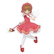 Présentation complète de la figurine Sakura Kinomoto Clow Card 20cm sur socle