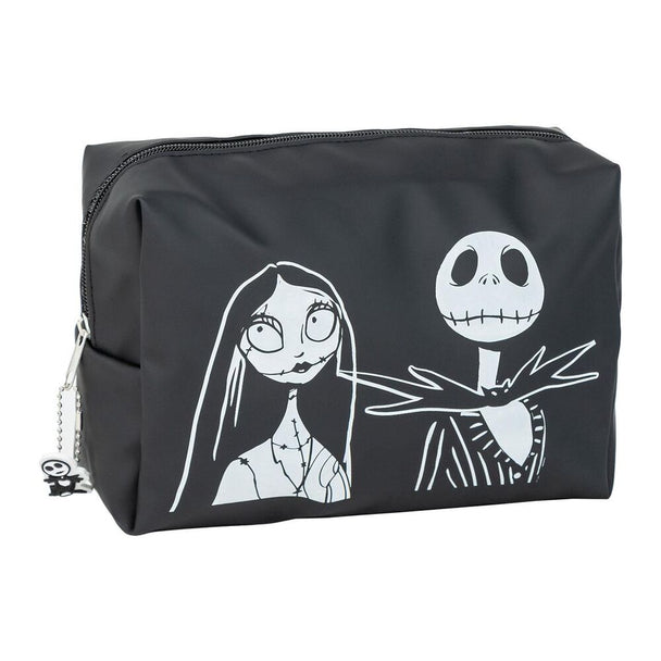 Trousse de maquillage Disney Nightmare Before Christmas avec Jack & Sally en simili cuir vue de face