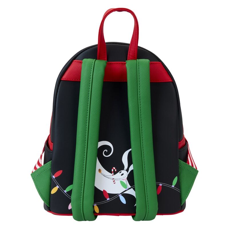 Intérieur spacieux du sac à dos Loungefly avec poche zippée pour accessoires