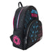 Intérieur spacieux du sac à dos Loungefly Star Wars Neon 70 avec doublure personnalisée