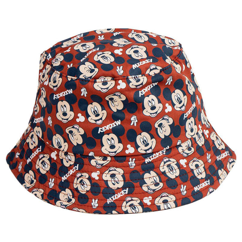 Casquette Disney Mickey Mouse CERDÁ en coton blanc avec motif coloré, taille 52cm, vue de face