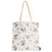 Vue avant du sac shopping Disney Stitch CERDÁ en polyester et coton avec illustration colorée