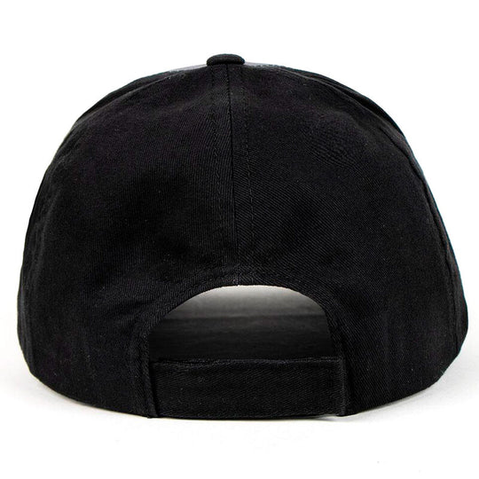 Détail du tissu polyester de la casquette Wednesday CERDÁ pour un confort optimal