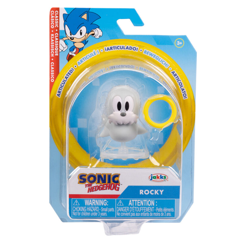 Ensemble des 6 images montrant différentes perspectives de la figurine Sonic the Hedgehog