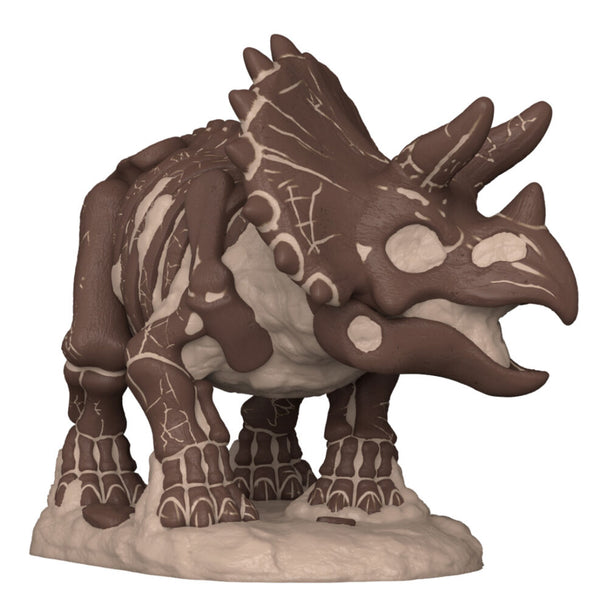 Figurine Funko POP Triceratops Jurassic World en vinyle de 9 cm présentée dans sa boîte cadeau originale
