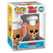 Vue rapprochée de la figurine Jerry Funko POP montrant les détails du visage et du design en vinyle