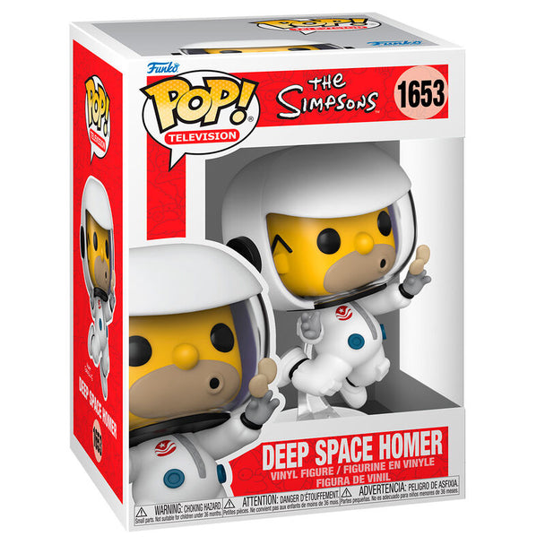 Détail de la figurine Funko POP The Simpsons Deep Space Homer avec ses couleurs vives et son design unique