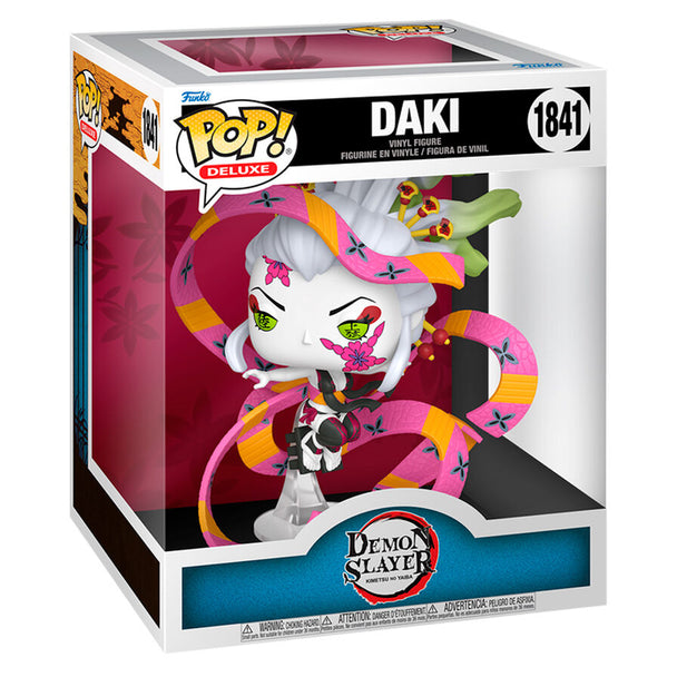 Vue rapprochée de la figurine POP Deluxe Daki FUNKO montrant les finitions et les couleurs vives