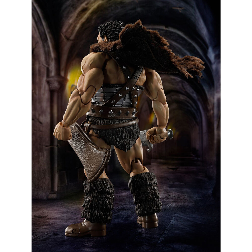 Accessoires inclus : épée, hache et fourreau pour la figurine Nosferatu Zodd