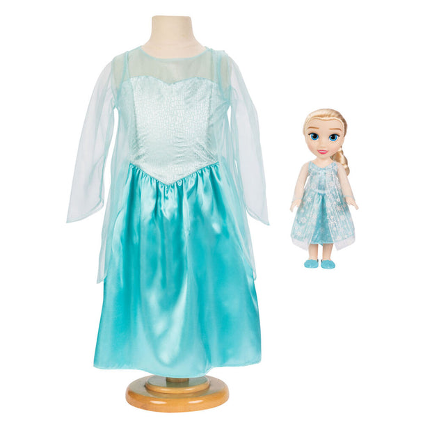 Détail du costume officiel d'Elsa avec motifs inspirés du film Frozen 2