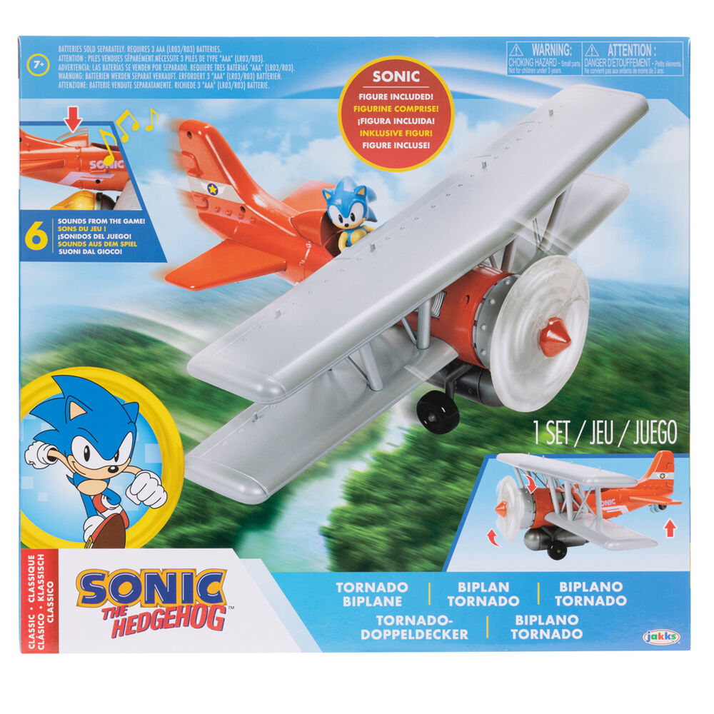 Vue rapprochée des textures et finitions de la figurine Sonic the Hedgehog Tornado