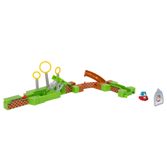 Figurine Knuckles prête à rivaliser dans le playset Sonic Go Go Racers
