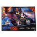 Figurine Shadow Sonic de 13 cm posée à côté du véhicule Sonic 3 de JAKKS PACIFIC en gros plan