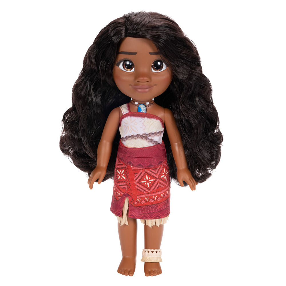 Présentation des deux poupées Disney Vaiana et Moana côte à côte