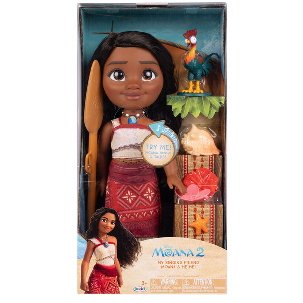 Poupée sonore Disney Vaiana Moana 2 de 38 cm en tenue traditionnelle polynésienne