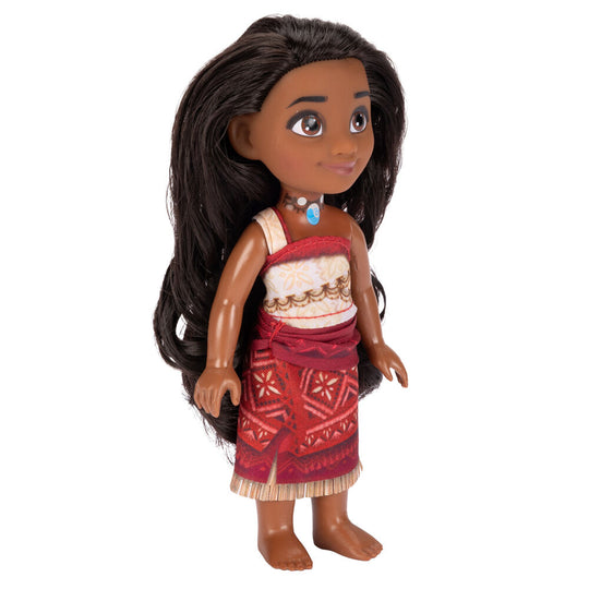 Détail des vêtements et accessoires authentiques de la poupée Vaiana Moana