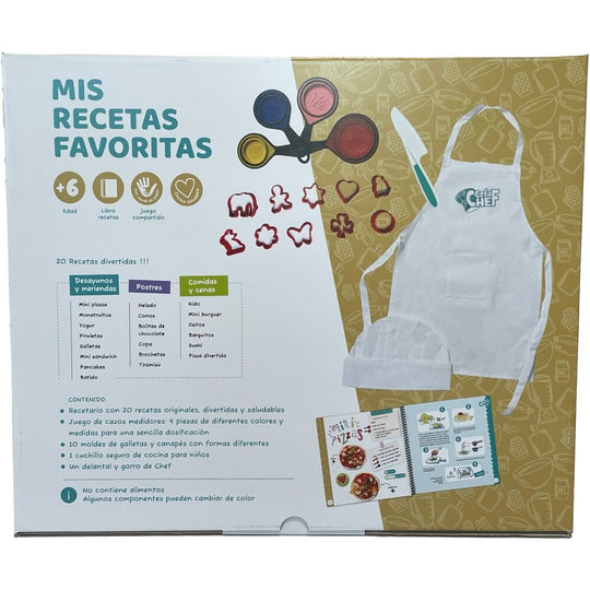 Enfant jouant avec le set Cefachef, suivant une recette et développant sa créativité culinaire