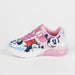 Profil latéral des chaussures Disney Minnie Lights Sports montrant la semelle confortable et les matériaux PU et polyester