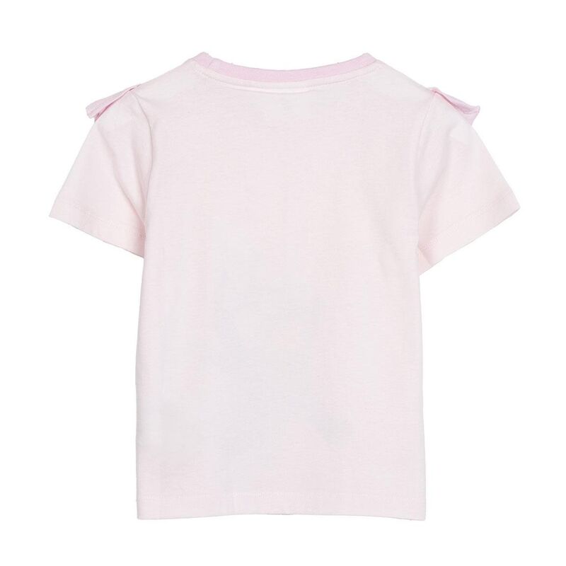 Détail du tissu 100% coton doux et respirant du t-shirt Bluey CERDÁ pour enfants
