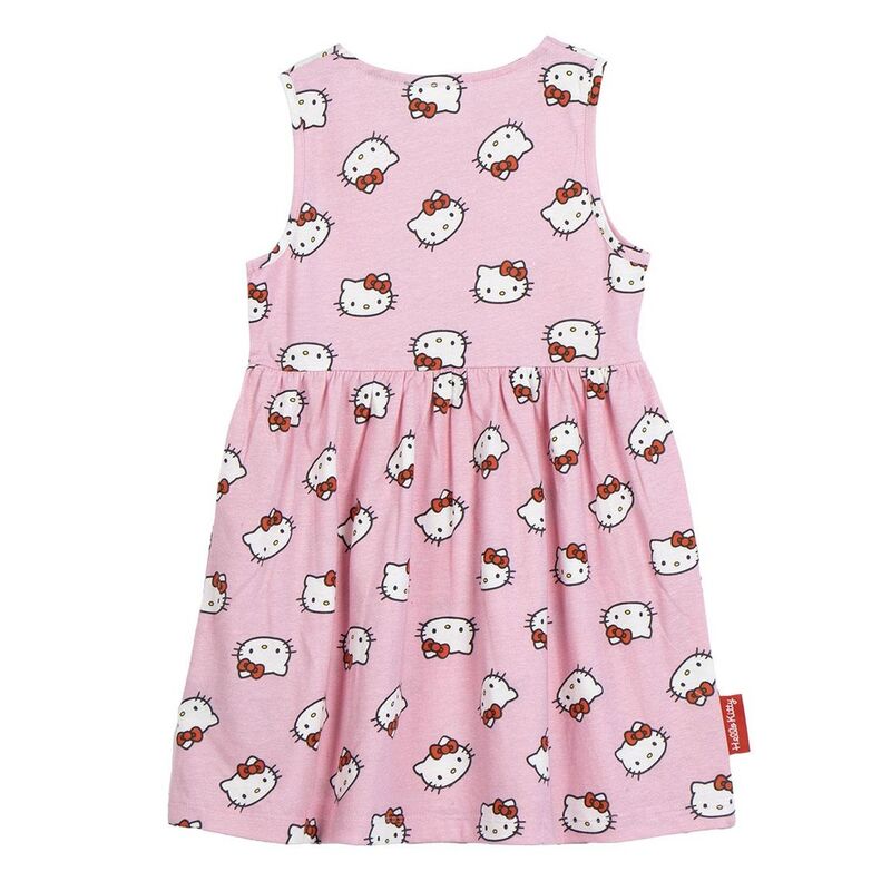 Détail du tissu 100% coton doux et léger de la robe Hello Kitty CERDÁ