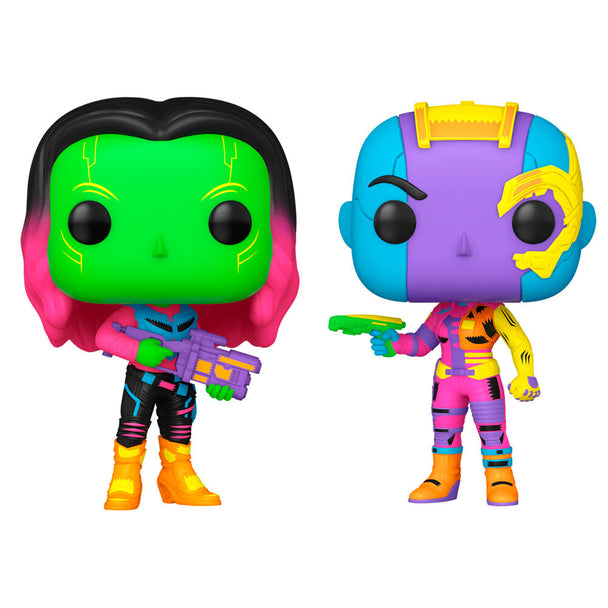 Figurine Funko POP de Gamora des Gardiens de la Galaxie avec détails précis et couleurs vives.