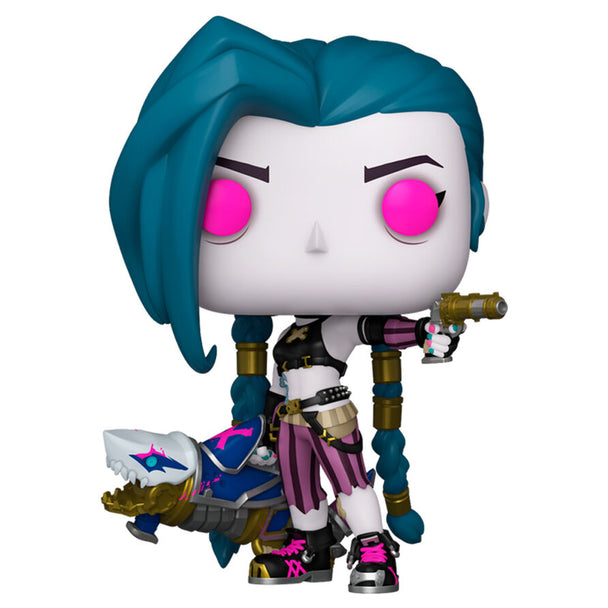 Figurine Funko POP Jinx de League of Legends Arcane en vinyle de 9 cm dans sa boîte cadeau