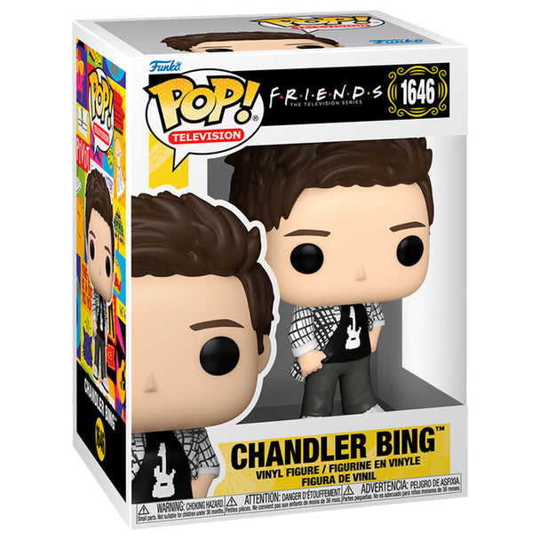 Figurine Funko POP Chandler Bing Friends en vinyle de 9 cm dans sa boîte cadeau originale