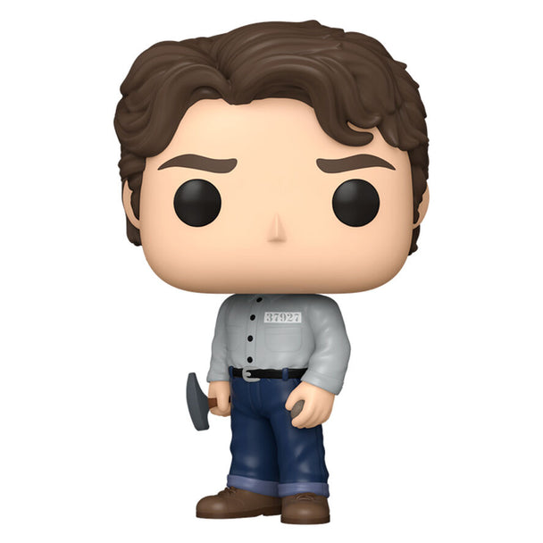 Figurine Funko POP Andy Dufresne de 9 cm en vinyle, inspirée du film The Shawshank Redemption, présentée dans sa boîte cadeau.